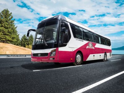 landscape of pukaki lake with wooden floor